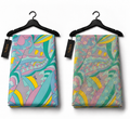 Pucci Italian Silk & Chiffon – Pastel Wave