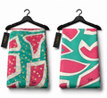 Pucci Italian Pure Silk & Chiffon – Fuchsia Teal