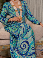 Pucci Italian Chiffon – Aqua Swirl