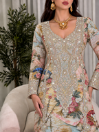 Two-Line Crystal Mukhawar — Pure Lucci Silk