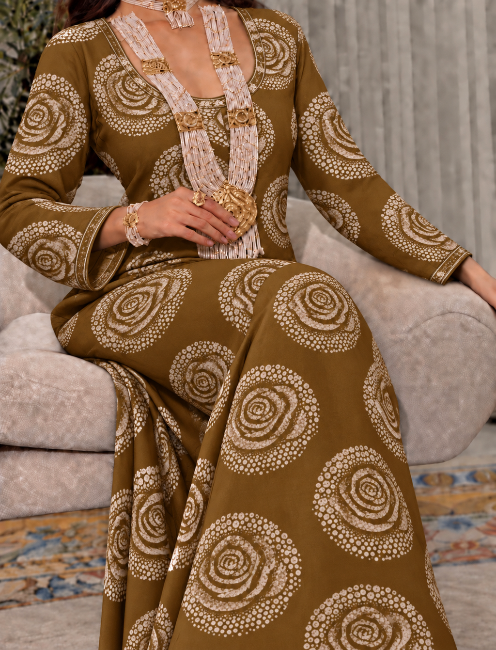 Lucci Tana Lawn Rose Cotton