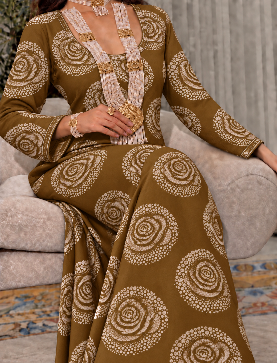 Lucci Tana Lawn Rose Cotton