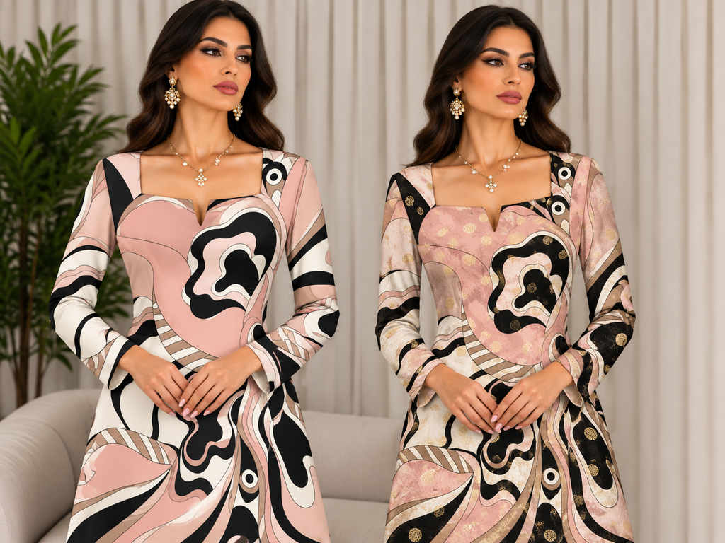 Pure Italian Pucci Silk & Chiffon