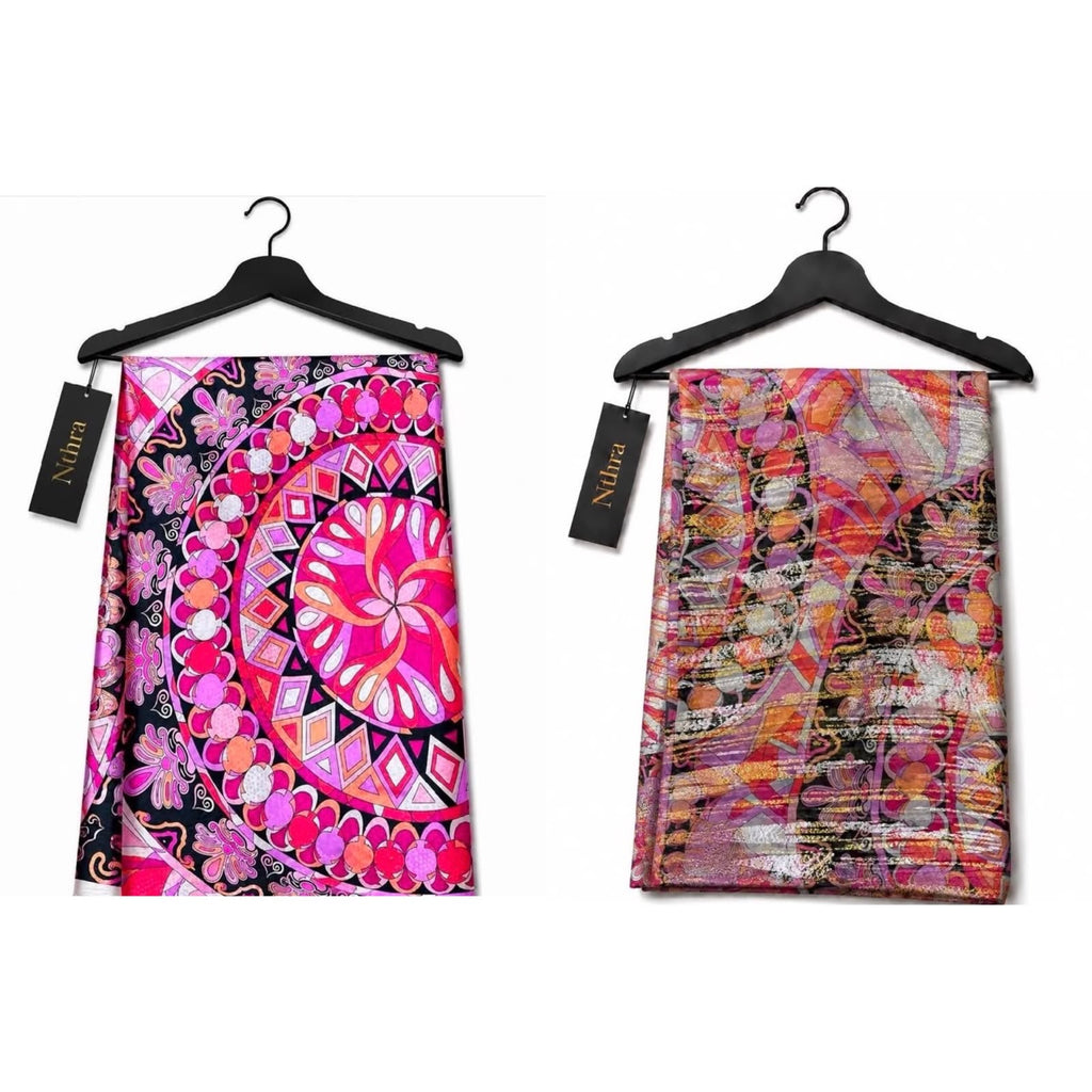 Lucci Silk & Chiffon Set