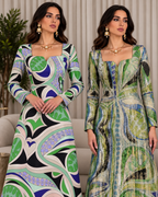 Pucci Silk & Chiffon Set — 3m Each, Double Width