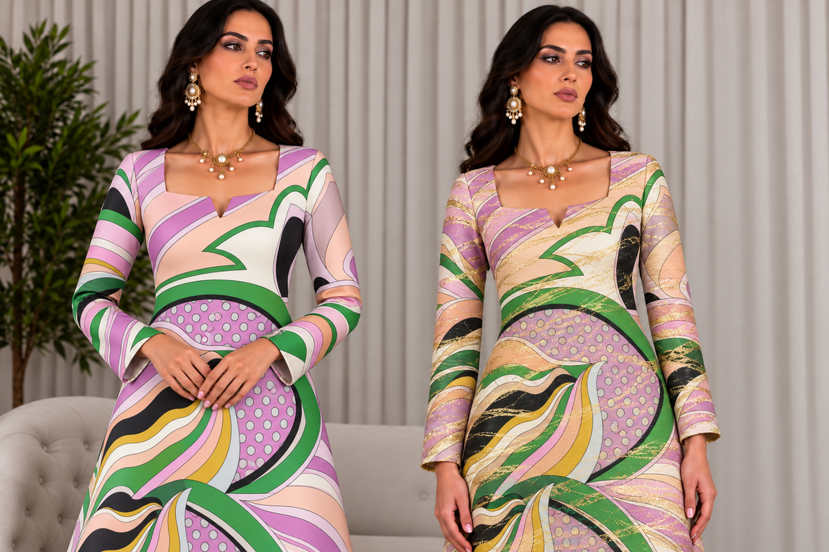 Pucci Silk & Chiffon Set — 3m Each