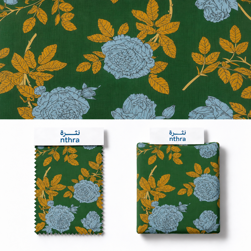 Liberty Tana Lawn – Emerald Rose