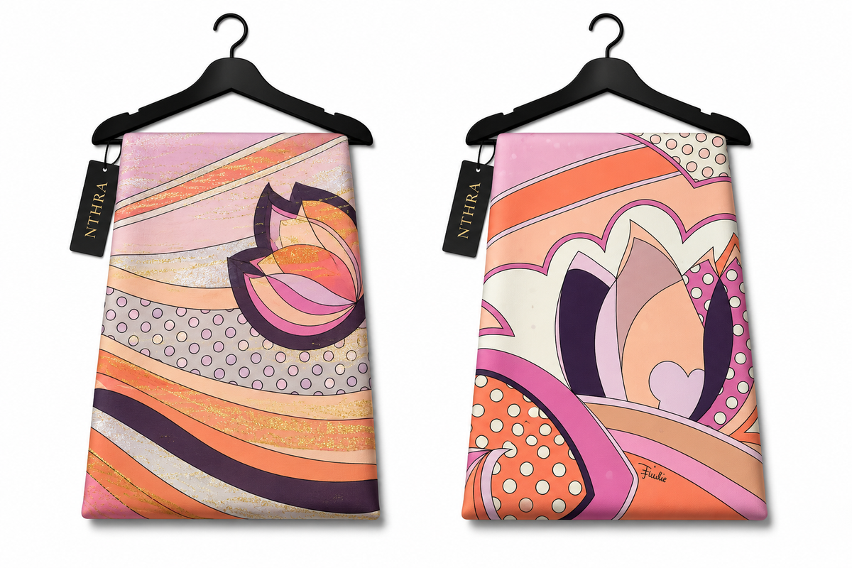 Pucci Silk & Chiffon Set — 3m Each, Double Width
