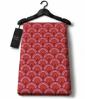 Jacquard Silk - Crimson Fan