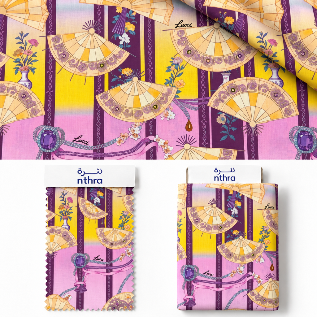 Pink Lagoon Fans — 3m Double Width