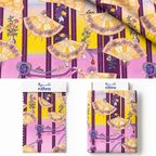 Pink Lagoon Fans — 3m Double Width