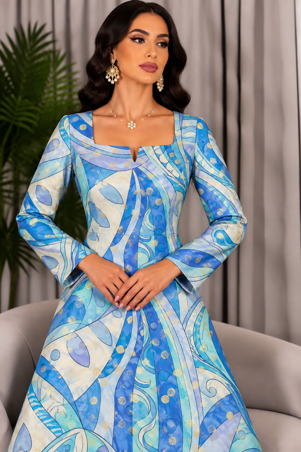 Pucci Chiffon with Zari