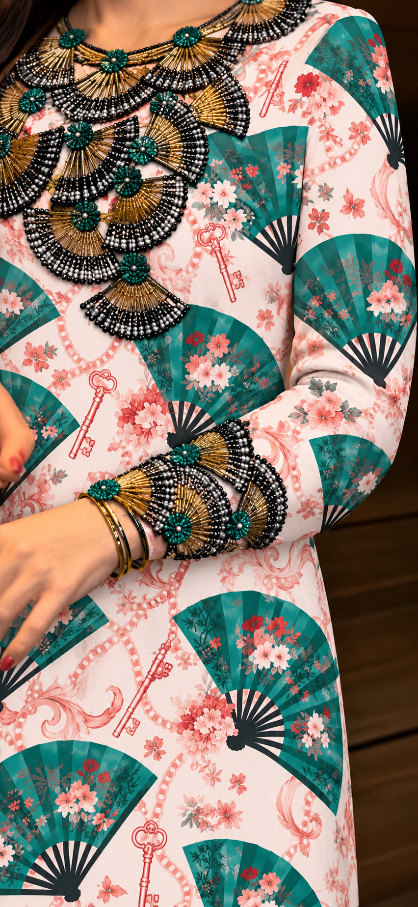 Emerald Fan — Nthra Exclusive