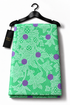 NTHRA Mint Lace – Purple Polka Dots