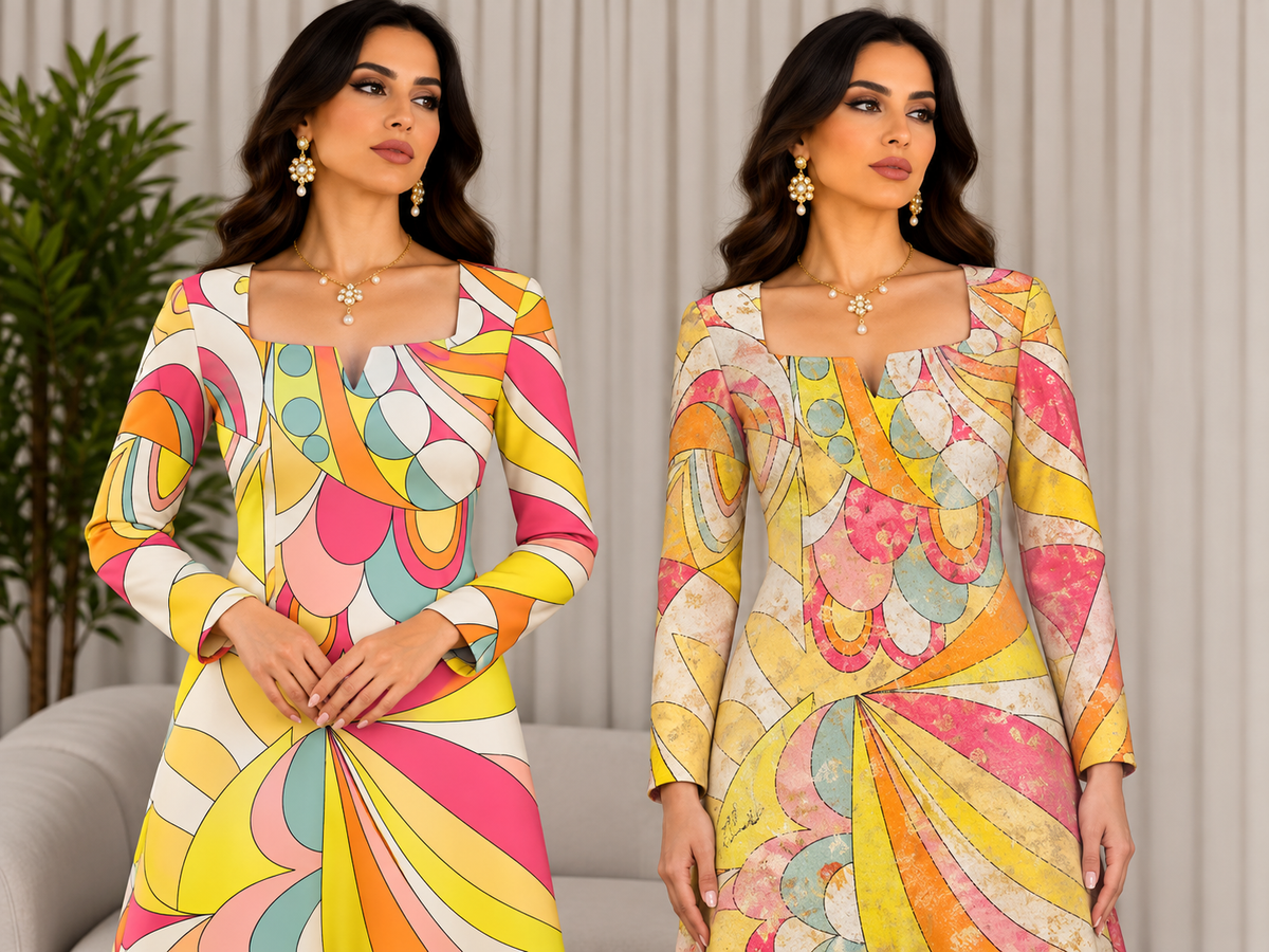 Pure Italian Pucci Silk & Chiffon