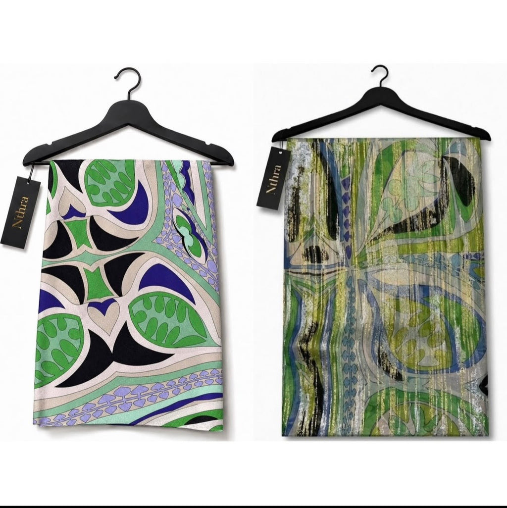 Pucci Silk & Chiffon Set — 3m Each, Double Width