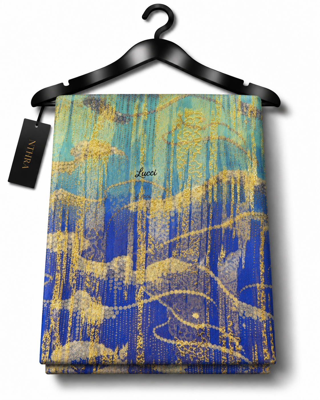 Luxury Pucci Chiffon with Zari 3 meter double width