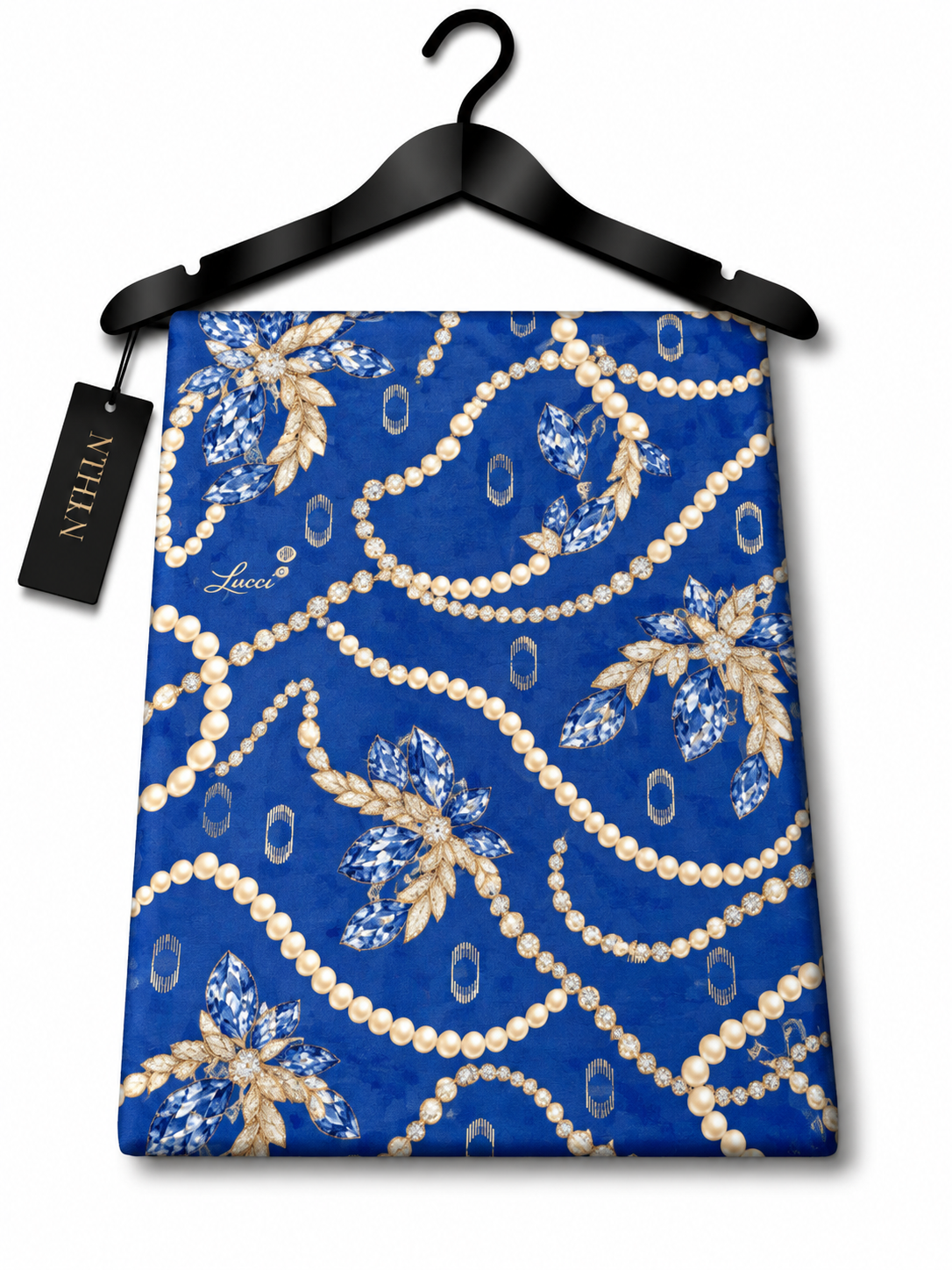Italian Ungaro Silk – 3 Meter Double Width with Luxury Zari